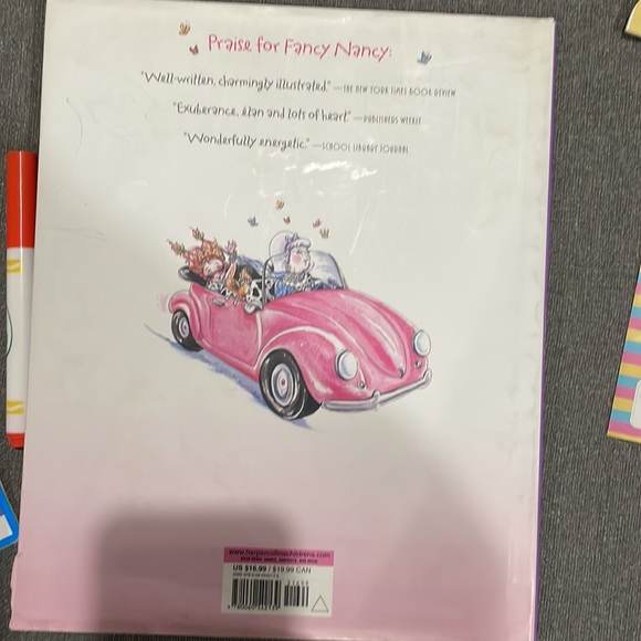 Fancy Nancy Bundle Books Crayola color wonder mess free color - Picture 13 of 16